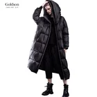 Korean classic design hooded zipper clothes women winter long 9010 duck down coat