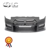 Trade Assurance Portion Carbon Fiber Matte Finish Front Bumper Kit Fit For 08-15 R35 GTR CBA DBA Top Racing Style Front Bumper
