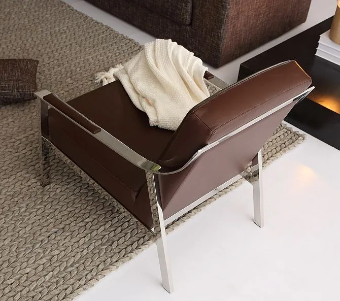 Luxury office modern metal leather chairs.jpg