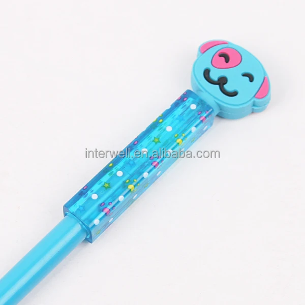 Interwell Wpm001 Plastic Pencil Topper,Rubber Animal Pencil Toppers