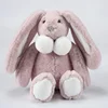 cuddly cartoon animal toys purple soft plush rabbit stuffed for baby child gifts