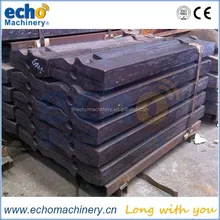 abrasion resistant high chrome iron castings Hartl 1060 impact crusher liners