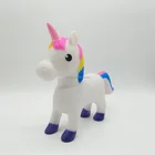 best- selling custom make soft vinyl toy plastic squeeze unicorn