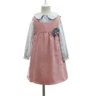 Little girls autumn winter two piece dress set Children clothes set for kids