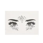 Custom OEM Diamond Crystal Body Art Bling Face Mask Jewel Bindi Tattoo Sticker