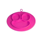 Eco-friendly Silicone Plate Kitchen Placemat Kids Food Storage Bowls And Meal Dinner Set Tray Baby Feeding Mat