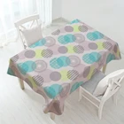 100% polyester bamboo print fabric tablecloth for promotion wholesale