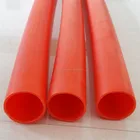 red plastic uhmwpe/HDPE chemical waste drainage pipe