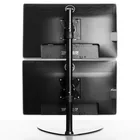 Dual Monitor Swivel Desk Mount Bracket Computer LCD Screen Stand