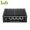 pfSense hardware fanless J1900 mini pc barebone firewall appliance with 4 Intel gigabit port