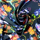 Mulberry Silk Satin Fabric Digital Printing Charmeuse Silk Fabric for dress shirt overskirt