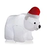 6 Foot Large X-Mas Polar Bear LED Lighted Inflatables Outdoor Holiday Yard Lawn Decorations