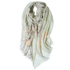2019 New 100% Cashmere Spring Fall Women Fashion Prints Long Thin shawl scarf