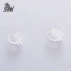 New products round Plastic clips transparent board game stand