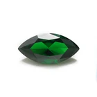 best price 3.5*7mm marquise shape green synthetic cz gemstone