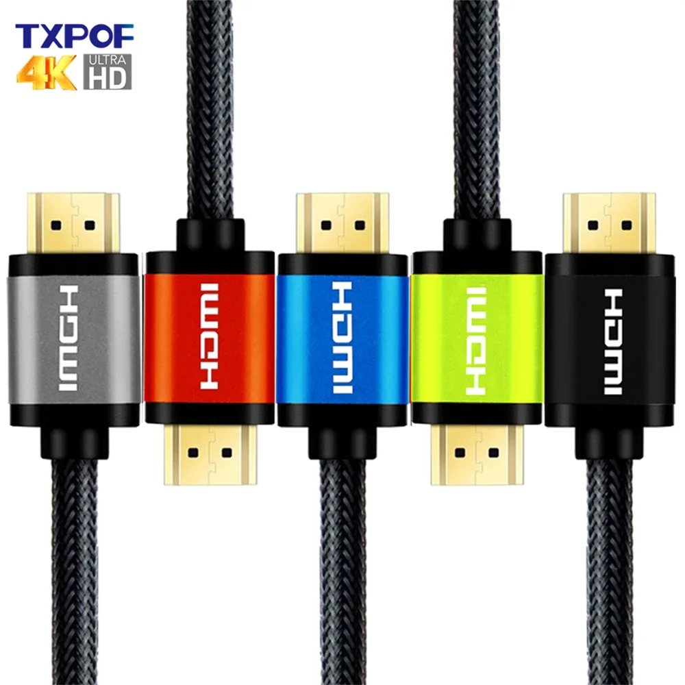 6 feet 5m hdmi cord 3d 4k18gbps with ethernet hdmi braided cable - idealCable.net