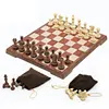 Best quality educational games magnetic folding kids international chess set
