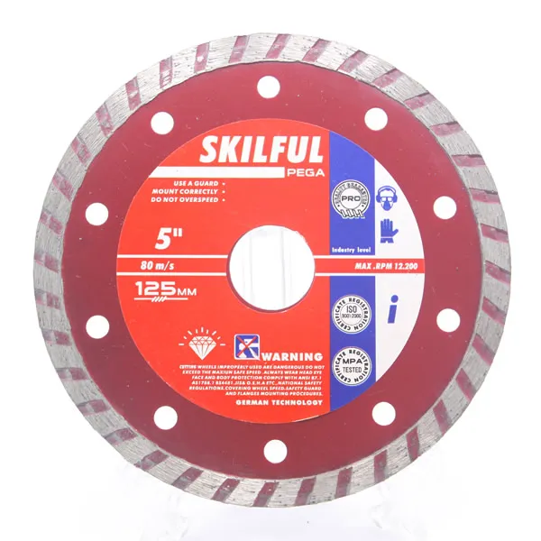 125MM continuous diamond cutting wheel for granite