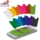 Customized design adhesive card holder phone case,Flexible Card Pocket,Silicone Mobile Phone Card Holder