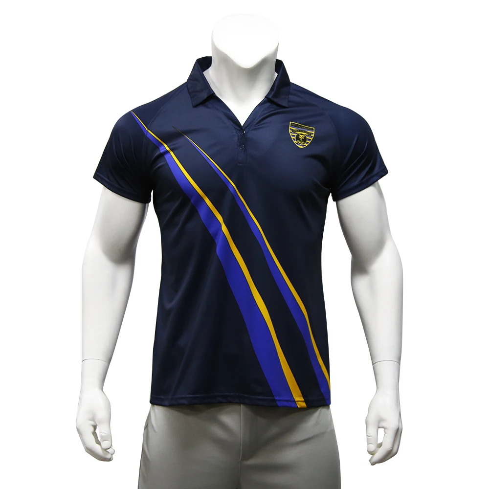 New Model Polyester Quick Dry Cricket Jersey Pattern Design Wholesale Sports Jersey Custom 