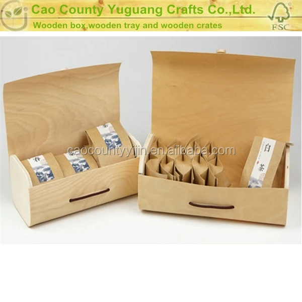 cheap birch wood veneer packaging box round cylinder shape light