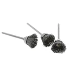 Steel Wire Wheel Brush Head Abrasive Deburring Drilling Tools Bowl-shape