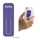 Custom Fashion Promotional Gift Silicone Mobile Finger Stand Grip Metal Clip Decorative Tabletop Cell Phone Holder