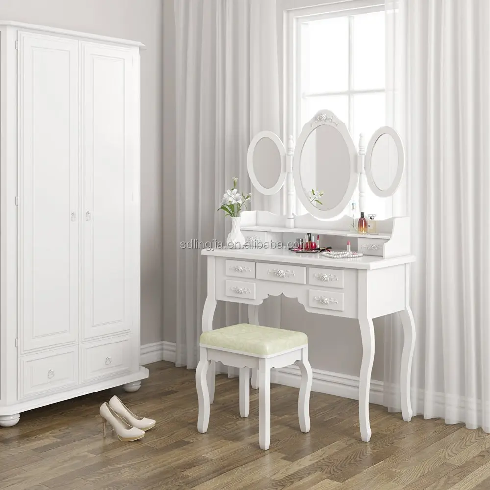 6 drawer dressing table