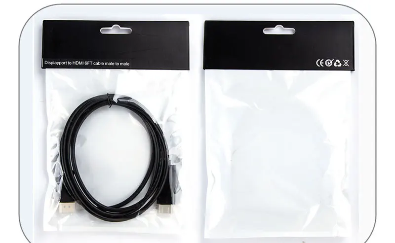 Display Port to HDMI Cable Cord Adapter Audio Video PC HDTV DP to HDMI Cable 6FT - ANKUX.COM