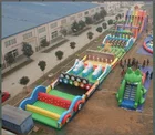 new style Multiple inflatable obstacle game for children