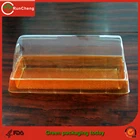 Food Grade Disposable Clear Plastic container Transparent Cheese Cake Boxes
