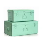 Sale China high quality vintage metal home storage trunk suitcase with lock