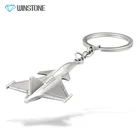 Dongguan Customized Fighter Jet Aircraft Metal 3D Model Keychain