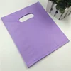 Eco friendly cute violet plastic toiletry purple gift bag