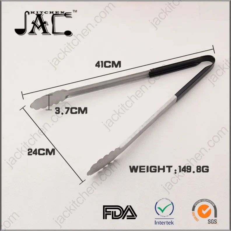 Softsilicone Serving Tongs With Spatula Tip