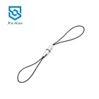 Manufacturer Direct Selling, High Quality Spiral Split Black mobile phone strap