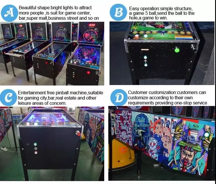 Chinese Coin Operated Gambling Pinball Game Machine For Adult For Sale