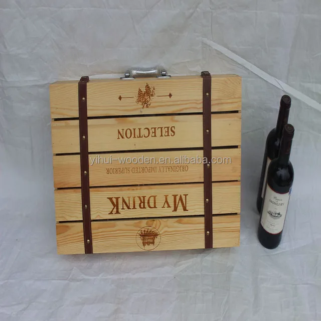 christmas gift 6 bottles wooden wine box for wood box packaging