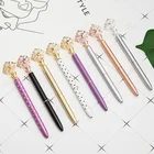 Pen Metal Metal Pen 2018 New Arrival Custom Logo Diamond Ball Pen Novelty Metal Ballpen