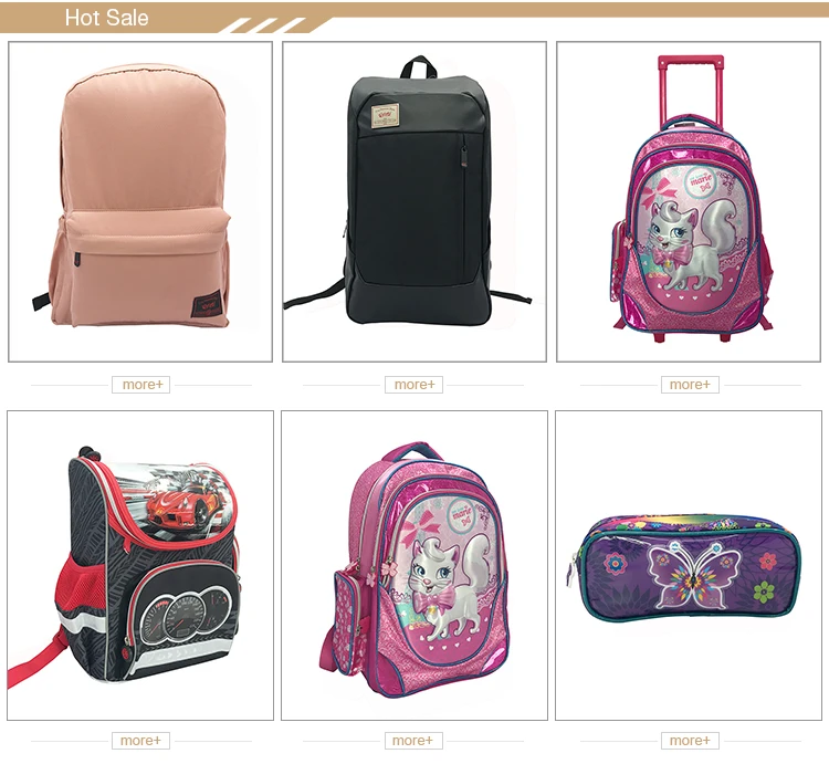school bags kids cute cartoon backpack rolling backpack trolley
