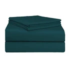 Wholesale hotel textile 3cm satin stripe white 100% cotton material bedsheets bedding sets