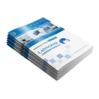 Custom Printed A4/A5 Soft Cover Full Color Workbook Booklet Book Catalogue Brochure Printing