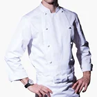 OEM service restaurant chef uniform white chef uniform chef uniform button