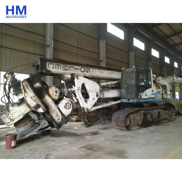 hand drilling machine used soilmec r415 rotary drilling rig for