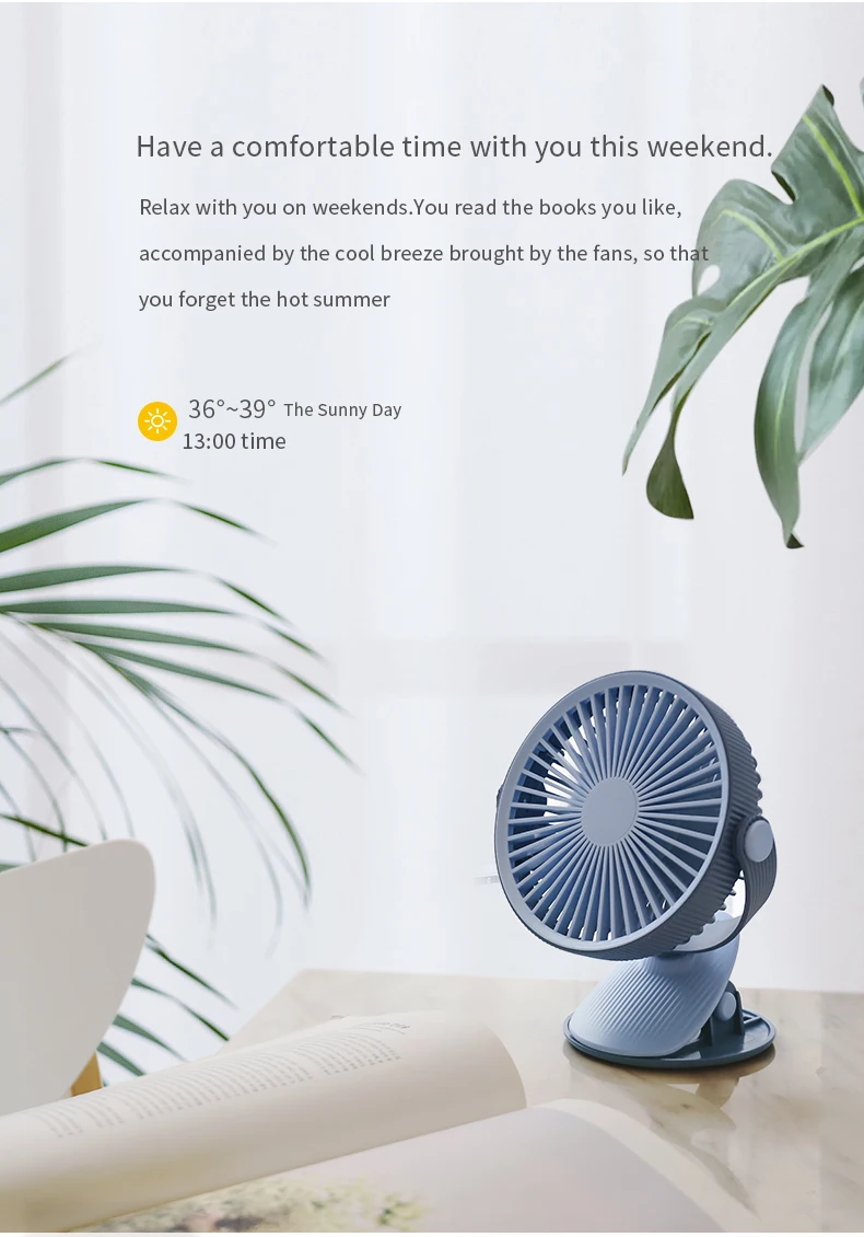 Table Fan, IMYCOO, Portable, 2000mah - detail 6