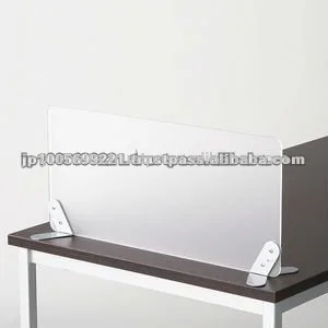 Ofis mobilyaları japon yüksek kaliteli hareketli ofis bölümleri buzlu akrilik masa ekranı