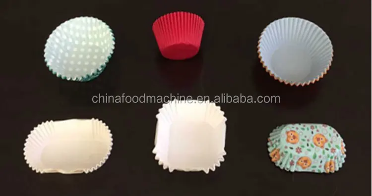 Fully Automatic Paper Cake Cup Box Making Machine Cupcake Liners Baking Tray Forming Machines Price supplier