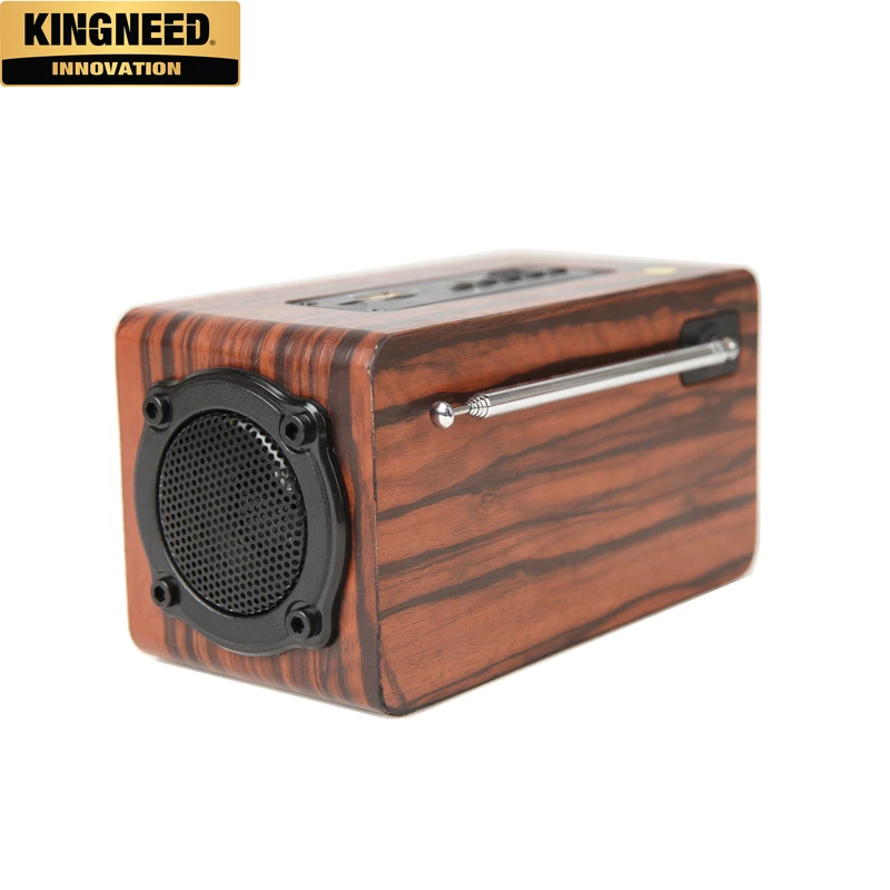 KINGNEED S409 music min wooden bluetooth speaker - ANKUX.COM