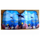 hot selling PE bubble printing front car sun shade window visor