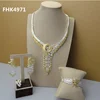 Yuminglai 2019 fashion bridal jewellery designs new model jewelry set FHK4971